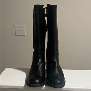 Geox leather high boots for girls